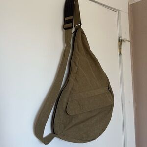 Uni-sex Tan Sling Bag